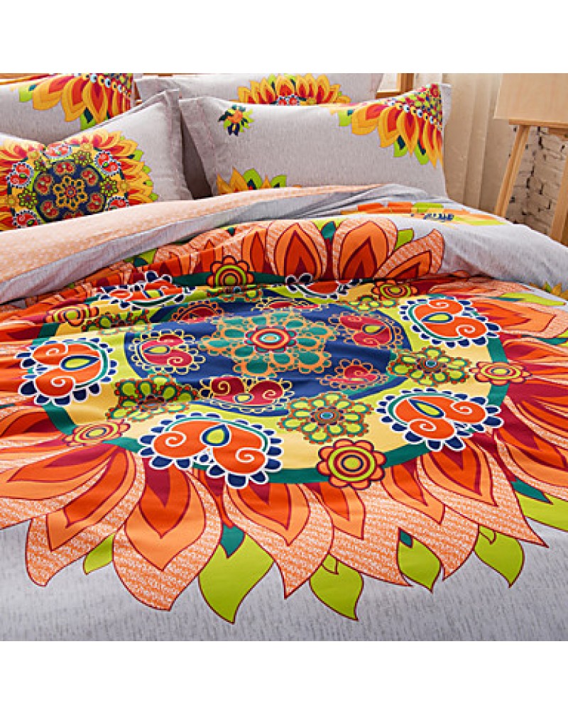 Double Bed Comforter Cover Set 100% Twill Cotton Bedding Set